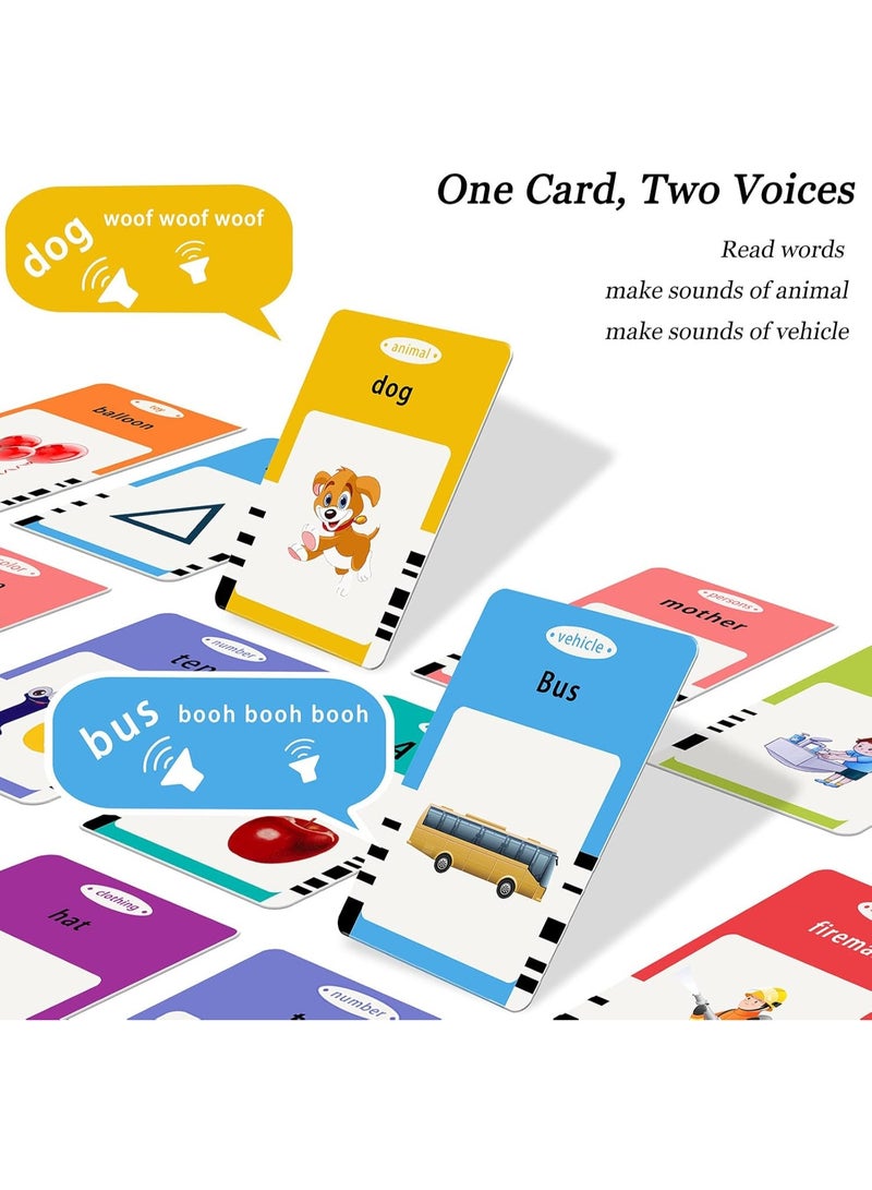 Toddler Learning Toys for 2 3 4 5 Year Old Boys and Girls, 112 Cards - 224 Sight Words Talking Flash Cards - Image 3